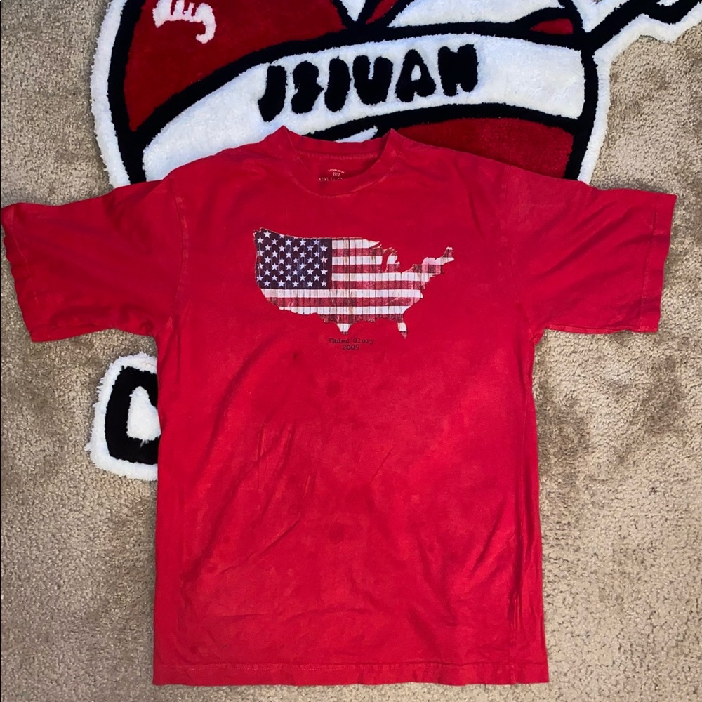 Red Faded Glory Short Sleeve